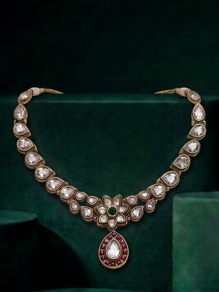 Gold-Multi Imitation Jewelry-Set