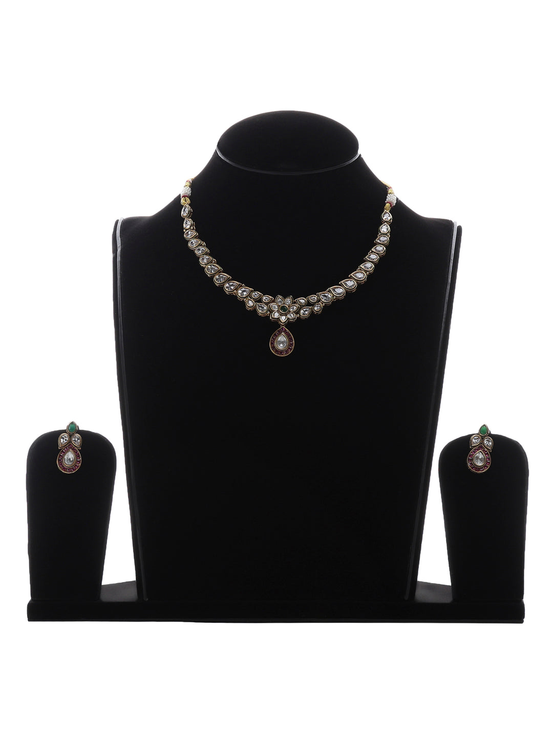 Gold-Multi Imitation Jewelry-Set