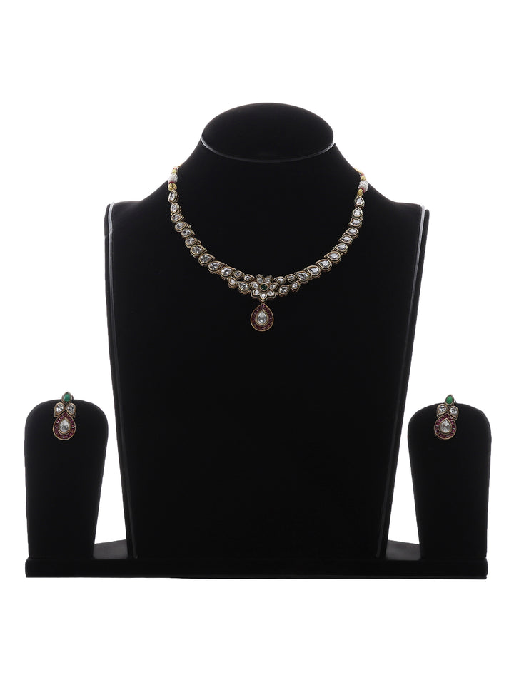 Gold-Multi Imitation Jewelry-Set