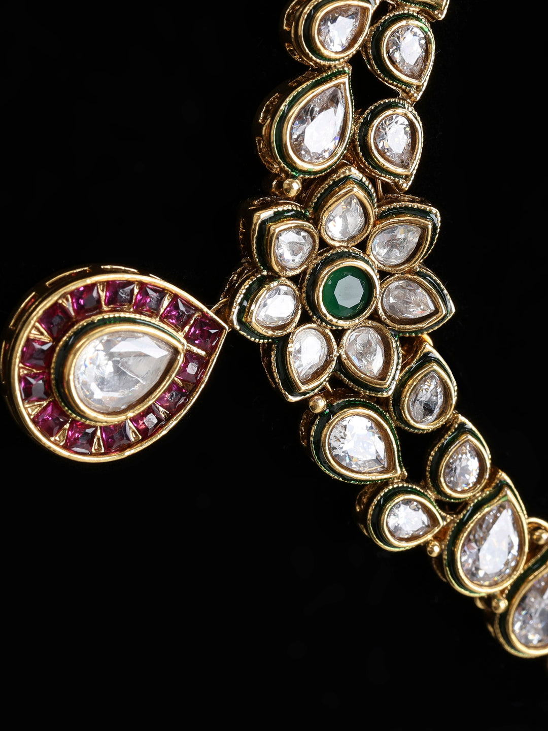 Gold-Multi Imitation Jewelry-Set