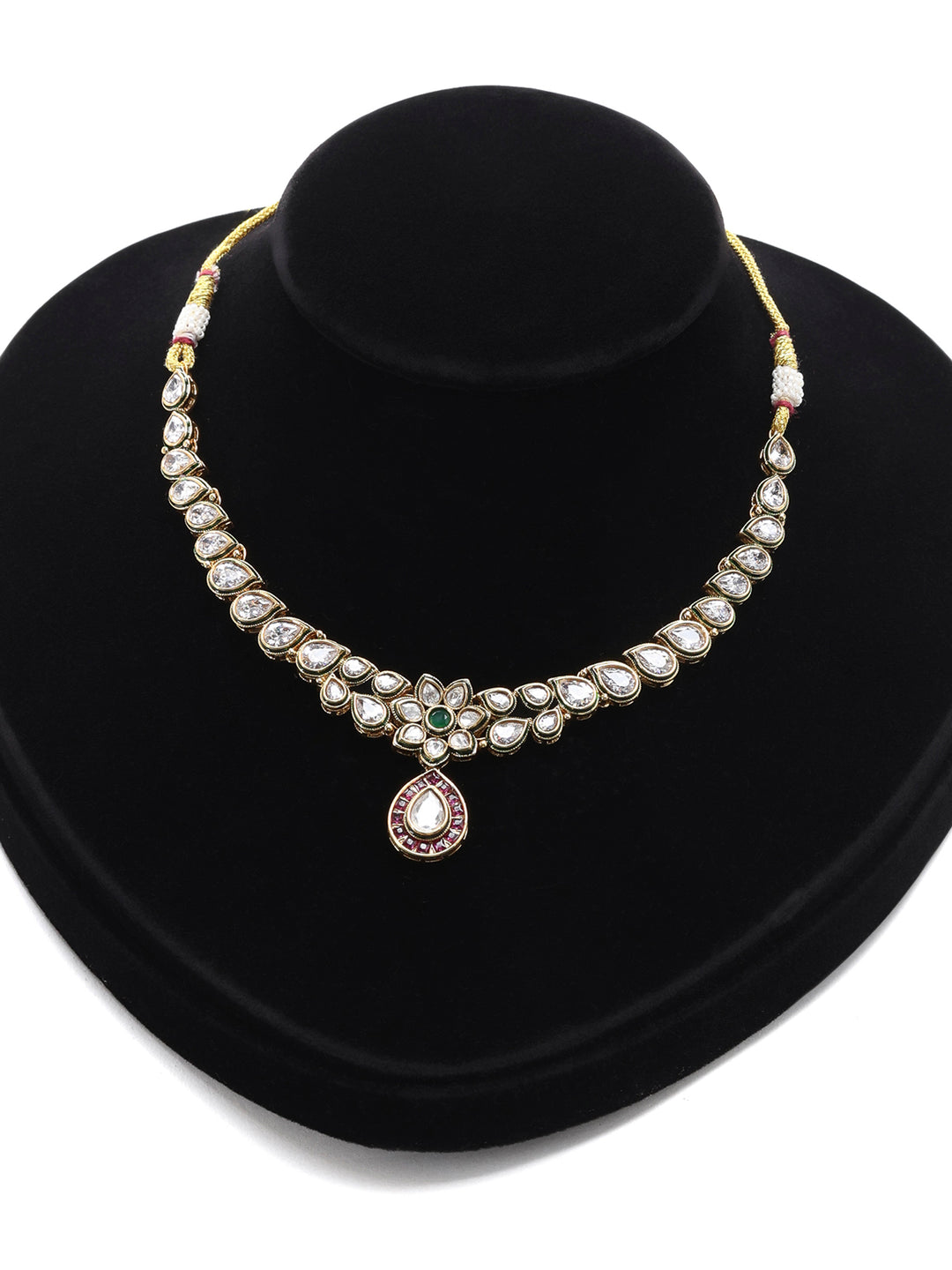 Gold-Multi Imitation Jewelry-Set