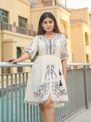 Printed Cotton Dress