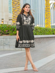 Printed Cotton Dress