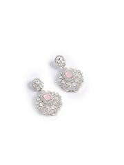 Silver AD Drop Earrings