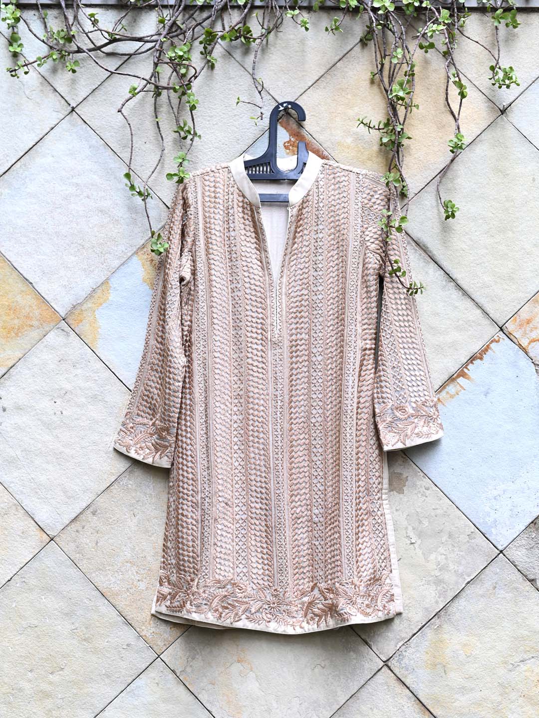 Embroidered Georgette Kurta