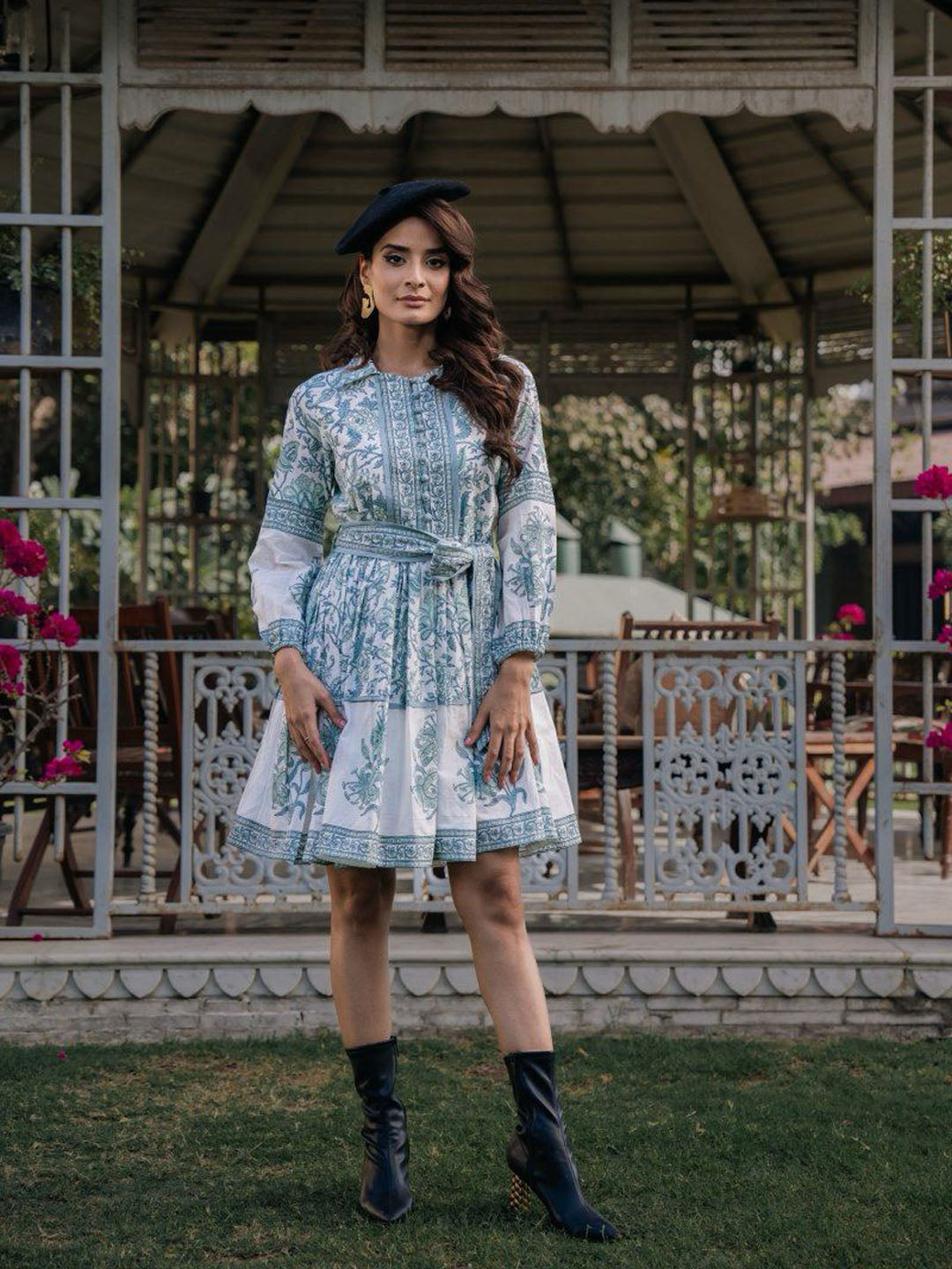 Floral Printed Cotton Dress