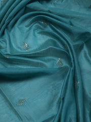 Neck Embroidery Printed Cotton Unstitched Suit Piece With Dupatta