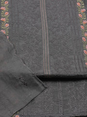 Panel Embroidery Chanderi Unstitched Suit Piece With Dupatta