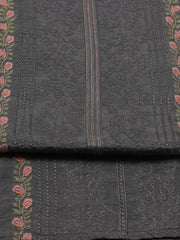 Panel Embroidery Chanderi Unstitched Suit Piece With Dupatta