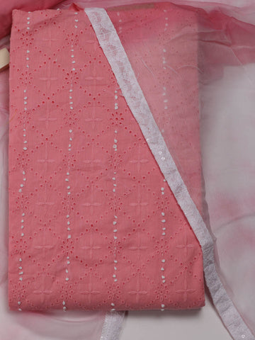 Shifley Printed Cotton Unstitched Suit Piece With Dupatta