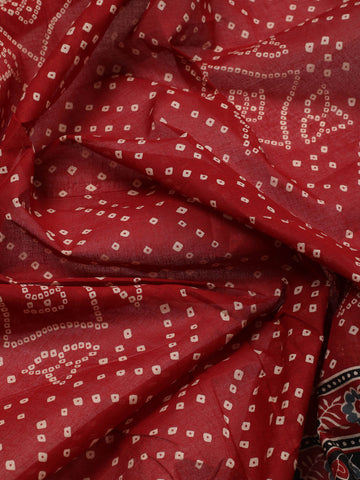 Printed Cotton Unstitched Suit Piece With Dupatta