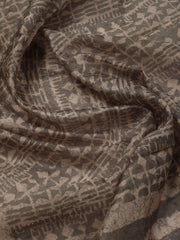 Neck Patti Printed Chanderi Unstitched Suit Piece With Dupatta
