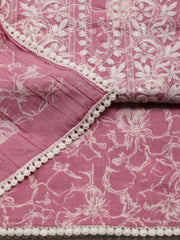 Printed Cotton Unstitched Suit Piece With Dupatta