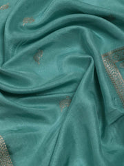Woven Chanderi Unstitched Suit Piece With Dupatta