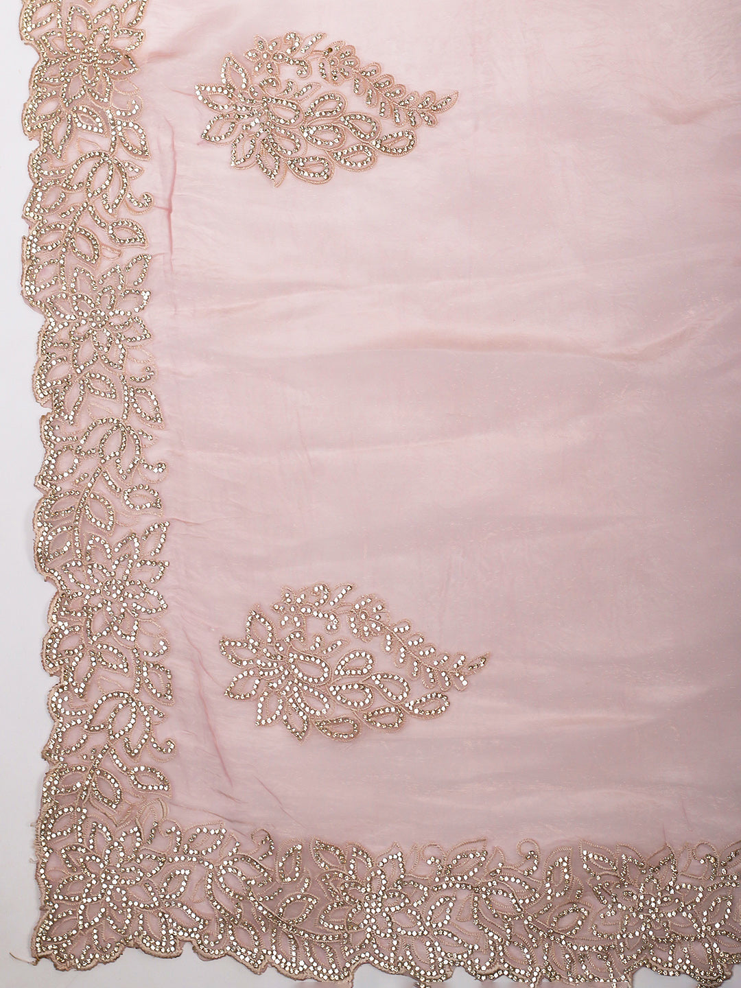 Stone Embellished Organza Saree