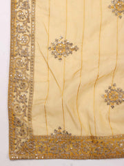 Woven Chanderi Unstitched Suit Piece With Dupatta