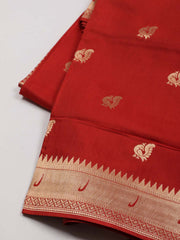 Zari Booti Art Silk Woven Saree