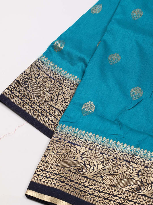 Zari Booti Art Silk Woven Saree