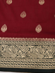 Zari Booti Art Silk Woven Saree