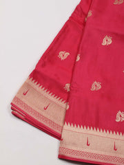 Zari Booti Art Silk Woven Saree