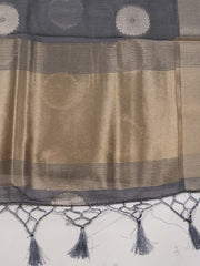 Zari Booti Woven Art Silk Saree