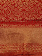 Zari Jaal Brocade Handloom Woven Saree