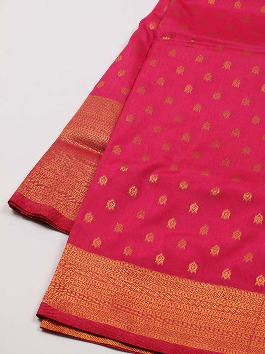 Zari Booti Woven Art Silk Saree