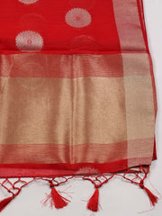 Zari Booti Woven Art Silk Saree