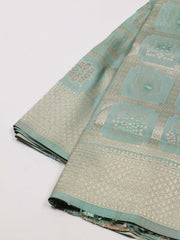 Zari Jaal Art Silk Woven Saree