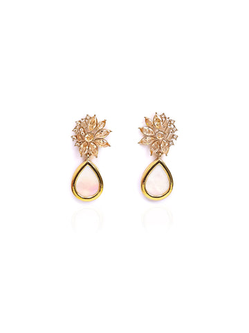 Golden AD Drop & Dangler Earrings