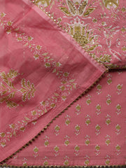 Printed Cotton Unstitched Suit Piece With Dupatta