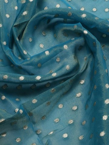 Woven Chanderi Unstitched Suit Piece With Dupatta