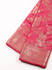 Zari Jaal Woven Crepe Saree