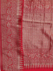 Zari Jaal Woven Crepe Saree