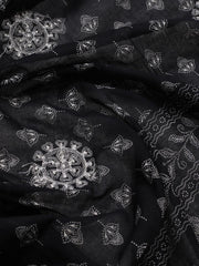 Printed Cotton Blend Unstitched Suit Piece With Dupatta