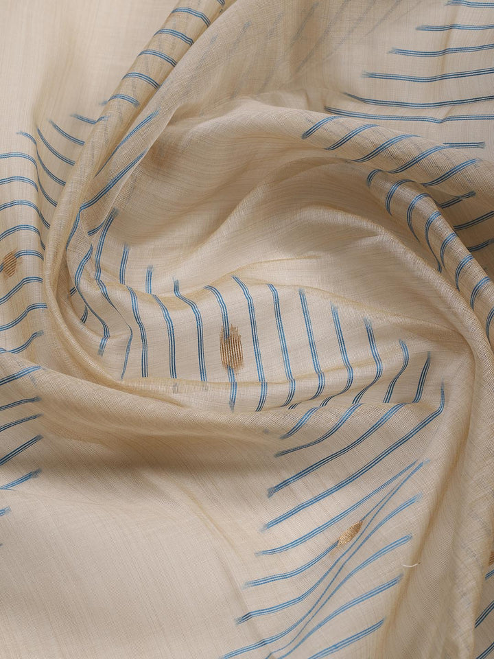 Jamdani Chanderi Unstitched Suit Piece With Dupatta