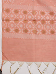 Jamdani Chanderi Unstitched Suit Piece With Dupatta