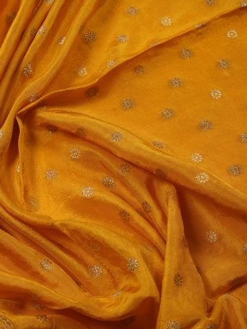 Woven Chanderi Unstitched Suit Piece With Dupatta