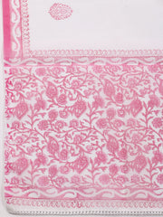 Printed Cotton Unstitched Suit Piece With Dupatta