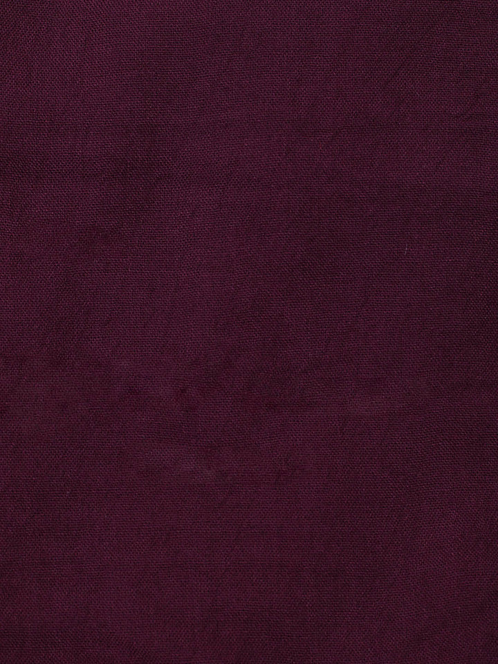 Embroidered Chanderi Unstitched Suit With Pant &amp; Dupatta