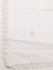 Panel Embroidery Cotton Unstitched Suit Piece With Dupatta