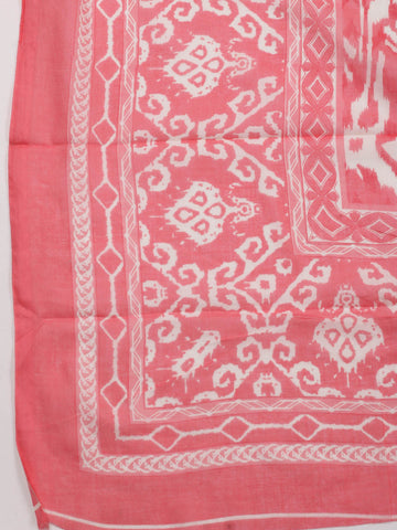 Printed Cotton Unstitched Suit Piece With Dupatta