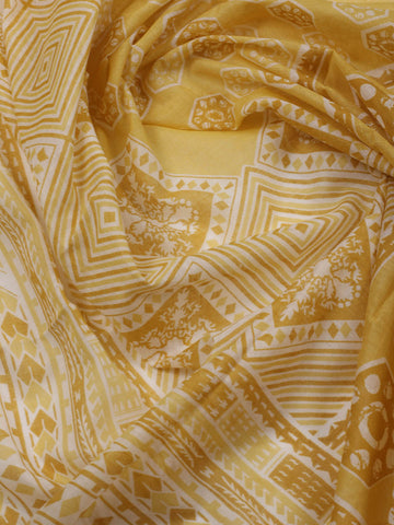 Printed Cotton Unstitched Suit Piece With Dupatta