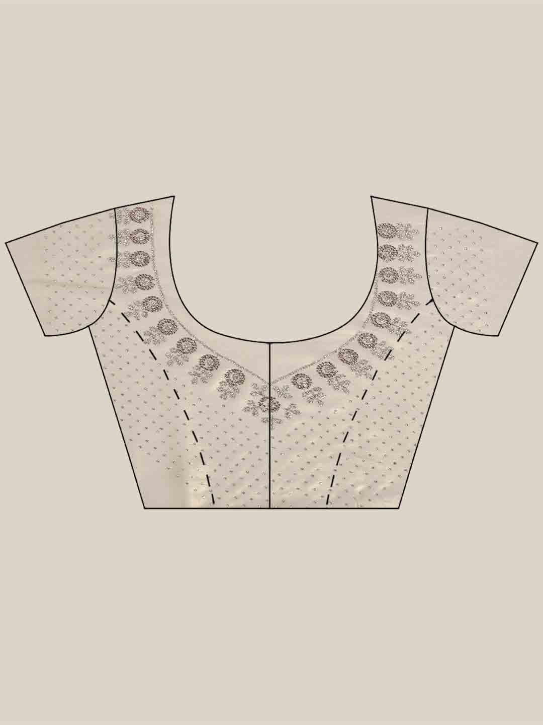 Embroidered Georgette Saree