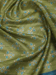 Printed Chanderi Unstitched Suit Piece With Dupatta