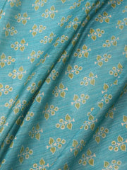 Printed Chanderi Unstitched Suit Piece With Dupatta