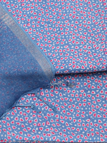 Printed Linen Unstitched Suit Piece With Dupatta