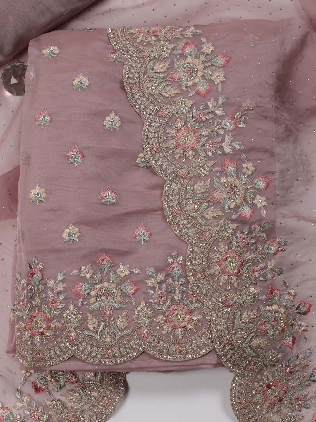 Unstitched Suit Piece With Dupatta