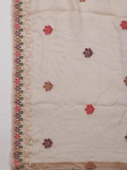 Embroidery Cotton Unstitched Suit Piece With Dupatta