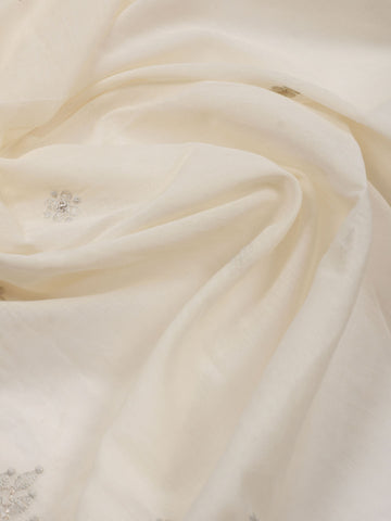 Neck Embroidery Cotton Unstitched Suit Piece With Dupatta